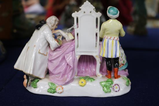A porcelain group
